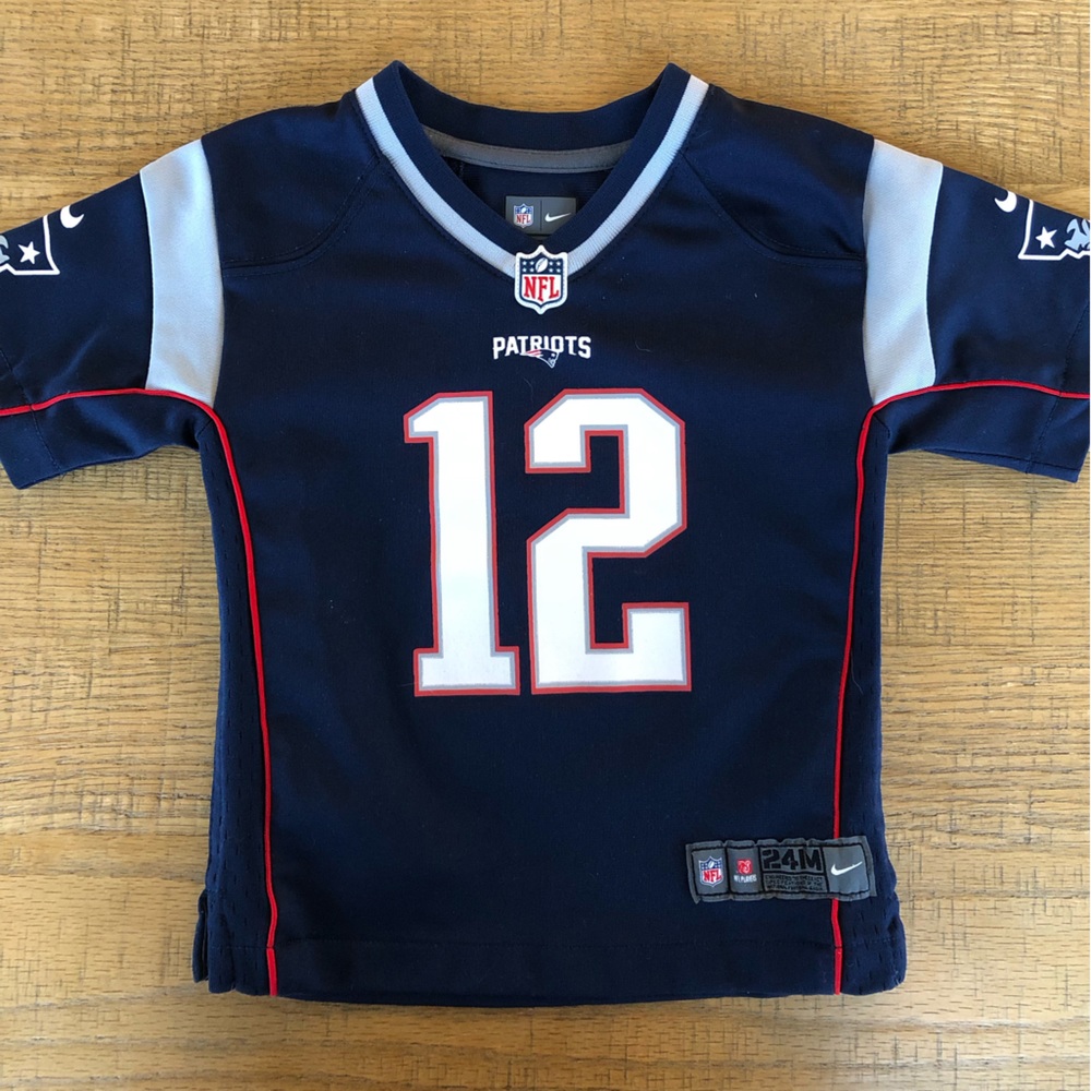 Patriots Tom Brady Jersey, Size 24 Mo